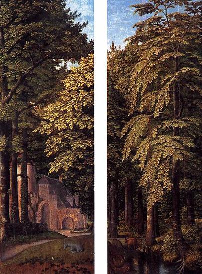 Forest scene, Gerard David